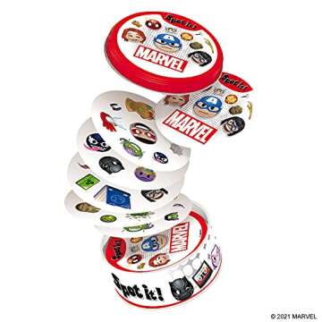 Zygomatic Spot It! Marvel Emojis - Fun Family Card Game