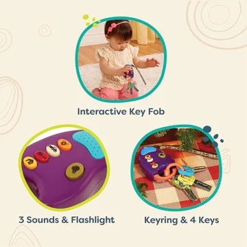 Interactive Toy Car Keys with Sounds & Flashlight