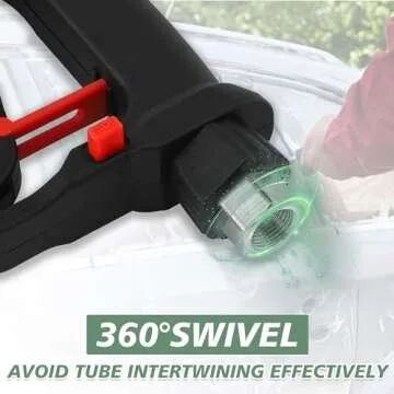 RIDGE WASHER Pressure Washer Gun 5000 PSI for Powerful Cleaning