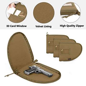 DSLEAF Tactical Gun Range Bag for Shooting & Hunting