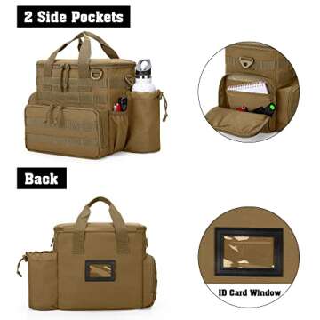 DSLEAF Tactical Gun Range Bag for Shooting & Hunting