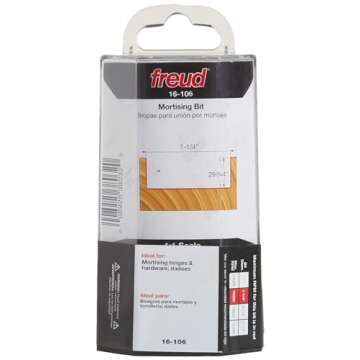Freud 1-1/4" Mortising Router Bit for Precision Woodworking