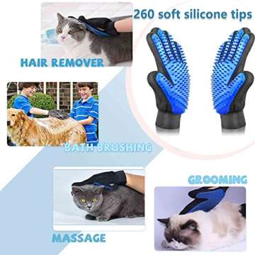 Pet Hair Remover Roller Kit - 3 in 1 Reusable Tool Set