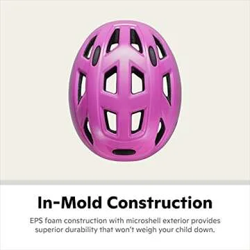 Schwinn Chroma ERT Kids Bike Helmet for Boys & Girls Ages 3 to 5, Small Can Fit Head Circumference 48-54 cm, 10 Vents, Removeable Padding, Adjustable Fit, Magenta