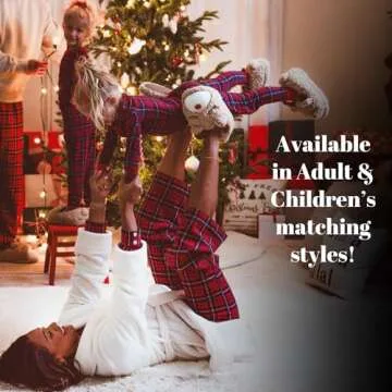 Dearfoams Unisex Matching Family Holiday Christmas Turkey Scuff Slipper, Adult Reindeer, 11-12 US Women