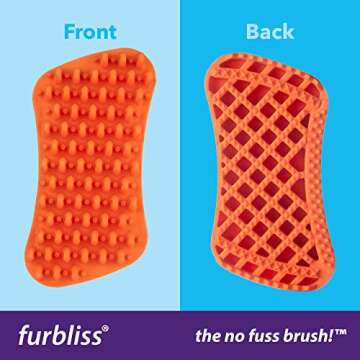 Furbliss Equine Horse Tack/Horse Brush Deshedding Massaging Grooming Curry Comb for Horses, Perfect Addition to the Tack Box - by Vetnique Labs