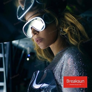 Stylish Wave Mask Sunglasses with UV Protection for All