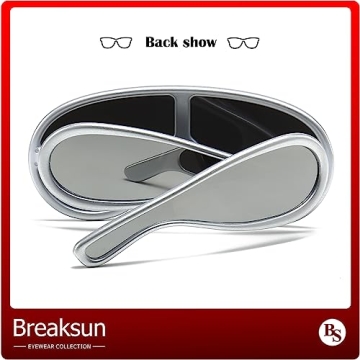 Stylish Wave Mask Sunglasses with UV Protection for All