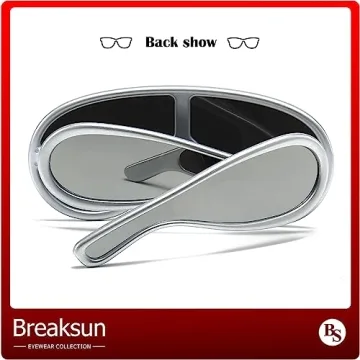 Stylish Wave Mask Sunglasses with UV Protection for All