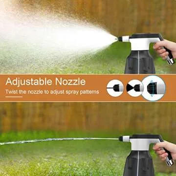 0.5 Gallon Electric Plant Mister Spray Bottle, Battery Rechargeable Automatic Watering Can for Indoor Outdoor Plant, Handheld Sprayers in Lawn & Garden, Pump Free, 2200mAh Battery