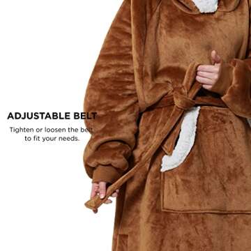 Bedsure Oversized Wearable Blanket Hoodie for Ultimate Cozy Comfort