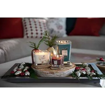 Yankee Candle Elevation Collection with Platform Lid Sweet Frosting Scented Candle, Large 2-Wick, 80 Hour Burn Time