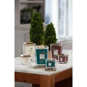 Yankee Candle Elevation Collection with Platform Lid Sweet Frosting Scented Candle, Large 2-Wick, 80 Hour Burn Time