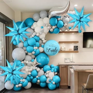 KatchOn Light Blue Star Cones 50 Pack for Parties