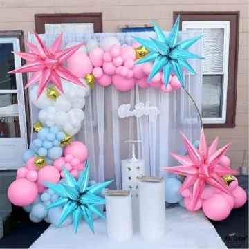 KatchOn Light Blue Star Cones 50 Pack for Parties