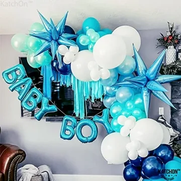 KatchOn Light Blue Star Cones 50 Pack for Parties