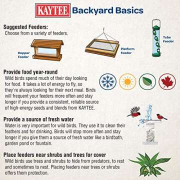 Kaytee Nyjer Wild Bird Food 3 Pound - No Mess Bird Feeding