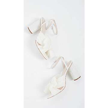 Loeffler Randall Women's Camellia Pleated Bow Heel with Ankle Strap