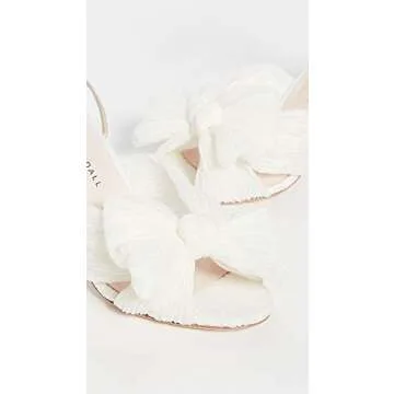 Loeffler Randall Women's Camellia Pleated Bow Heel with Ankle Strap