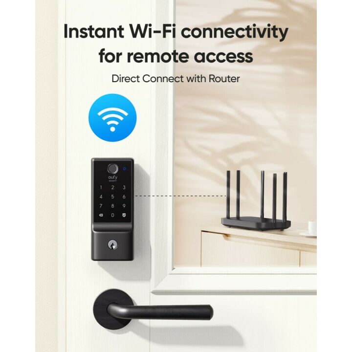 eufy Smart Lock C220 - Fingerprint Wi-Fi Door Lock