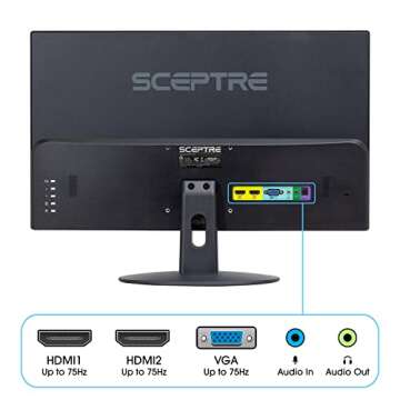 Sceptre 24-inch FHD LED Gaming Monitor with Built-in Speakers