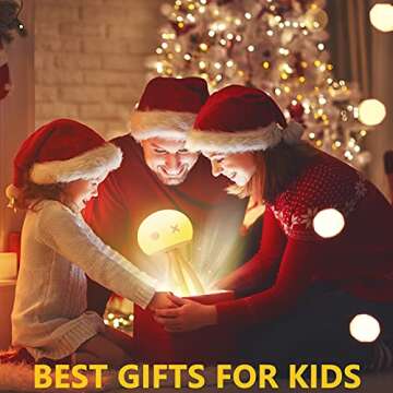 Cute Kids Night Light - Rechargeable & Dimmable Silicone Lamp