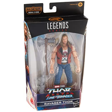 Marvel Legends Series Thor: Love and Thunder Ravager Thor Action Figure - 6-inch Collectible with Ac...