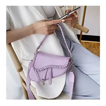 Trendy Saddle Shoulder Bag for Fashion-Forward Women