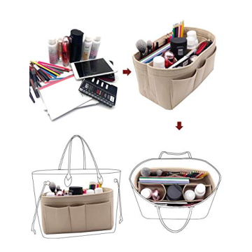 LEXSION Felt Insert Organizer for Speedy Neverfull Handbags