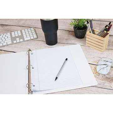 Top Flight Filler Paper, 8.5 x 11 Inches, Wide Rule, 200 Sheets (12803) White