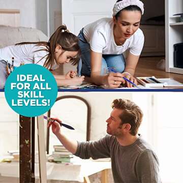 Horizon Group USA 8x10 Canvas Panel Boards Value Pack of 12, Primed, Perfect for Painting Projects, Watercolor, Oil & Acrylic Paints, Paint Canvas for Kids, Students, & Professionals,White