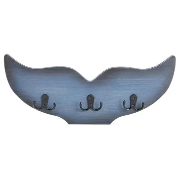 Whale Tail Wall Hook for Nursery, Nautical Ocean Decor
