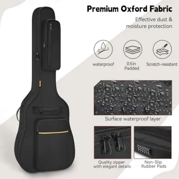 IBVIVIC Water Resistant Acoustic Guitar Bag