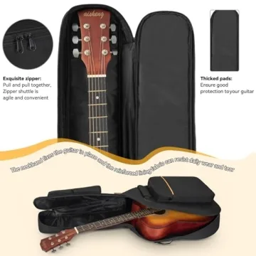 IBVIVIC Water Resistant Acoustic Guitar Bag