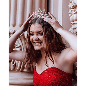 Elegant Rose Gold Tiara for Weddings and Parties