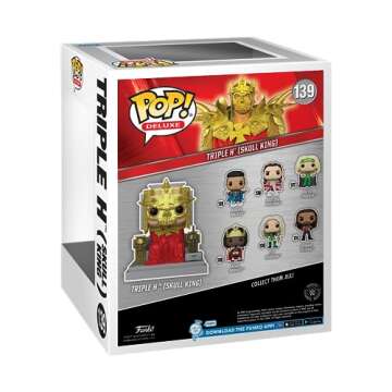 Funko POP! Super: Triple H - (Skull King) - WWE - Collectable Vinyl Figure - Gift Idea - Official Merchandise - for Kids & Adults - Sports Fans - Model Figure for Collectors and Display
