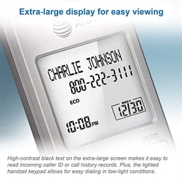 AT&T EL51203 Cordless Phone System for Home Use