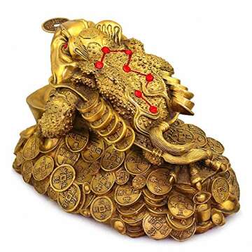 Large Brass Money Frog for Wealth and Good Luck