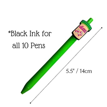 Cute Nursing Pens 10-Pack - Heart & Syringe Designs