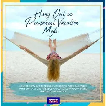 Handmade Hammocks - Rada Artisan Crafted Mayan Hammock for Two - Fits Most 12.5-13 Ft. Stands