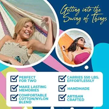 Artisan Handmade Mayan Hammock for Ultimate Relaxation