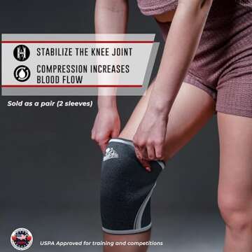 Nordic Lifting Knee Sleeves - Ultimate Support for Workouts