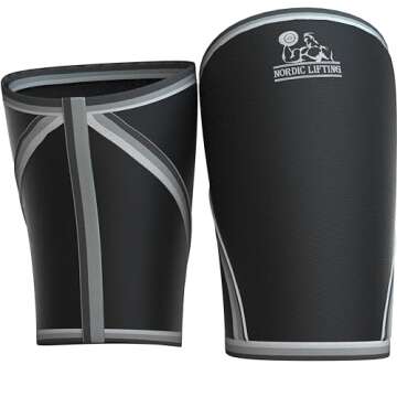 Nordic Lifting Knee Sleeves - Ultimate Support for Workouts