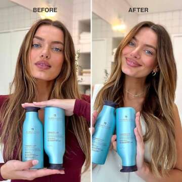 Pureology Moisturizing Shampoo, For Damaged & Colour-Treated Hair, Fortifies & Repairs Damage, Sulfate-Free, Vegan, 266ml