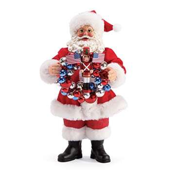 Collectible Department 56 Santa Figurine - 10.5 Inch Delight