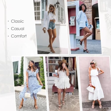 Syktkmx Women's Stylish Braided Heels for Every Occasion