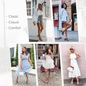 Syktkmx Women's Stylish Braided Heels for Every Occasion