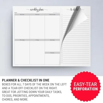 321Done Weekly Planning Notepad - Organized Living