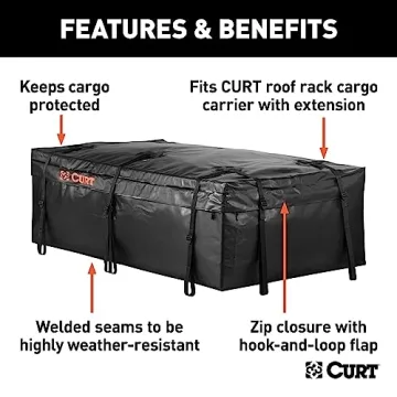 CURT 18221 Waterproof Roof Rack Cargo Bag
