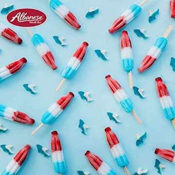 Albanese World's Best Blue Gummi Sharks, 5lbs of Candy